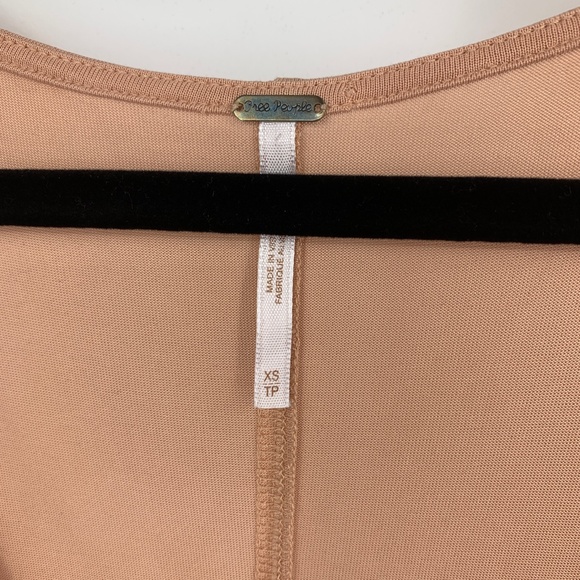 Free People Blouse Top XS Dynasty Wrap Bell Sleeve - Picture 2 of 6